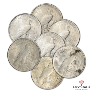 1923 $1 U.S. SILVER PEACE AU Reverse product photo