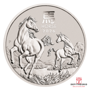 2026 1 OZ PERTH MINT SILVER HORSE (LUNAR SERIES) Obverse product photo