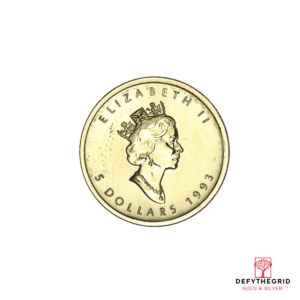 1/10 CANADIAN GOLD MAPLE LEAF (NOT SEALED) Obverse product photo
