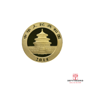 1/10 OZ CHINESE GOLD PANDA Obverse product photo