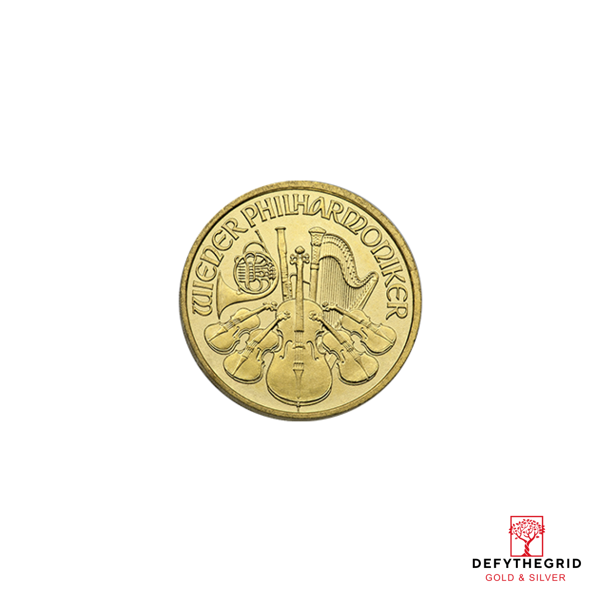 1/10 OZ AUSTRIAN GOLD PHILHARMONIC Obverse product photo