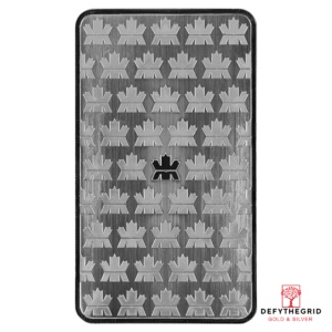 10 OZ SILVER BAR ROYAL CANADIAN MINT Reverse product photo