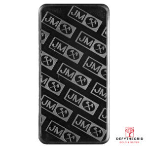 10 OZ SILVER BAR JOHNSON MATTHEY Reverse product photo