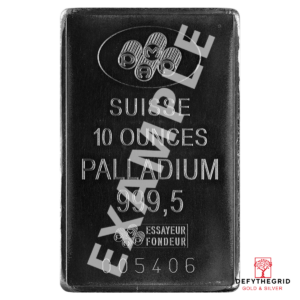 10 OZ PALLADIUM BAR Obverse product photo
