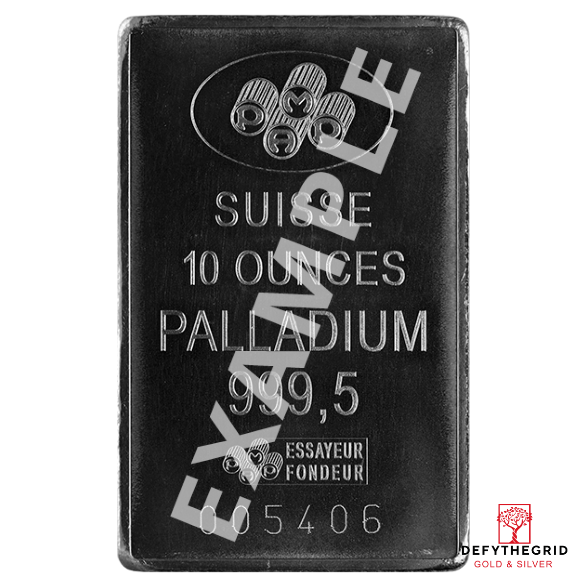 10 OZ PALLADIUM BAR Obverse product photo
