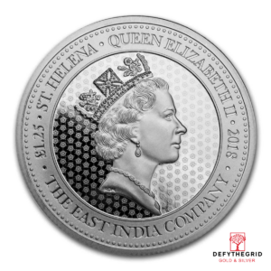 1.25 OZ SILVER ROSE CROWN GUINEA Reverse product photo