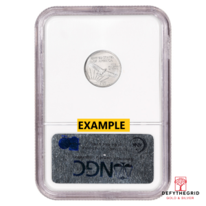 1/10 OZ AMERICAN PLATINUM EAGLE NGC MS70 Reverse product photo