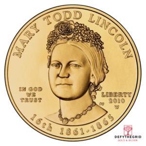 1/2 OZ GOLD FIRST SPOUSE Obverse product photo