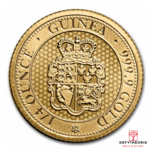 1/4 OZ GOLD ROSE CROWN GUINEA Obverse product photo