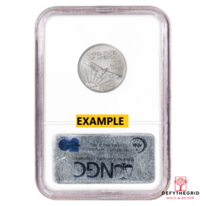 1/4 OZ AMERICAN PLATINUM EAGLE NGC MS70 Reverse product photo