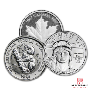 1/4 OZ .9995 PLATINUM COIN RANDOM TYPE Obverse product photo