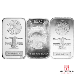 1 OZ SILVER BAR Obverse product photo