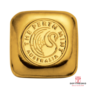 1 OZ GOLD BAR PERTH SQUARE CAST Obverse product photo