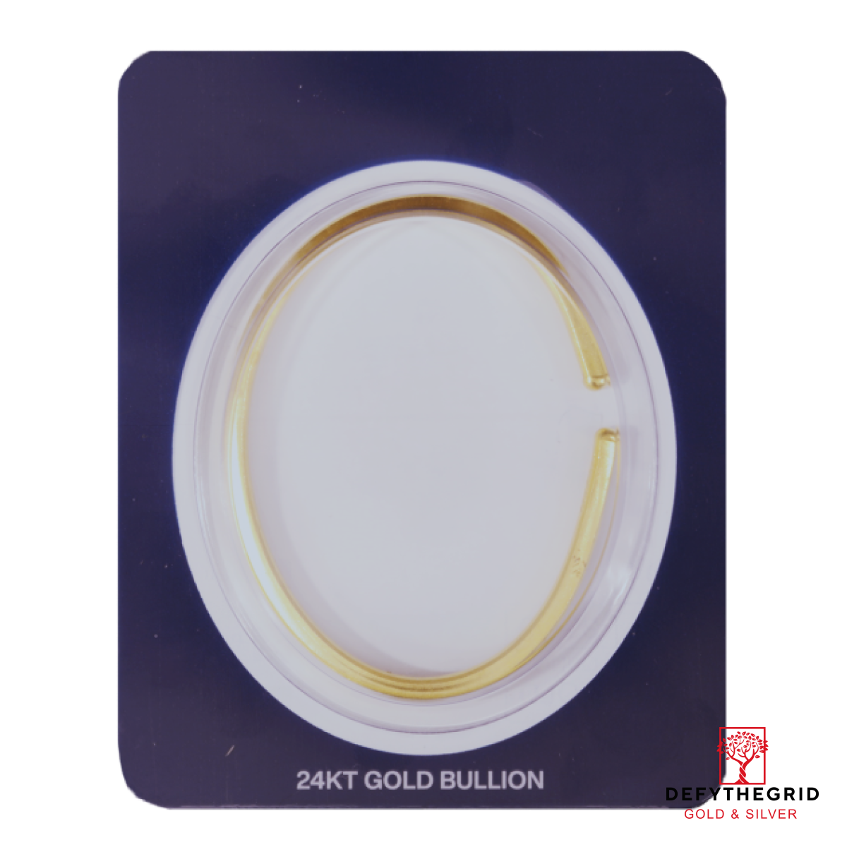 1 OZ GOLD BRACELET POLISHED WITH DG PACKAGING Obverse product photo