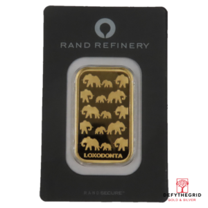 1 OZ GOLD BAR RAND REFINERY Obverse product photo