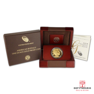 2014 1 OZ AMERICAN GOLD BUFFALO PROOF Obverse product photo