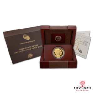 2015 1 OZ AMERICAN GOLD BUFFALO PROOF Obverse product photo