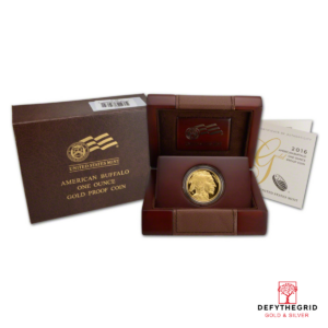 2016 1 OZ AMERICAN GOLD BUFFALO PROOF Obverse product photo