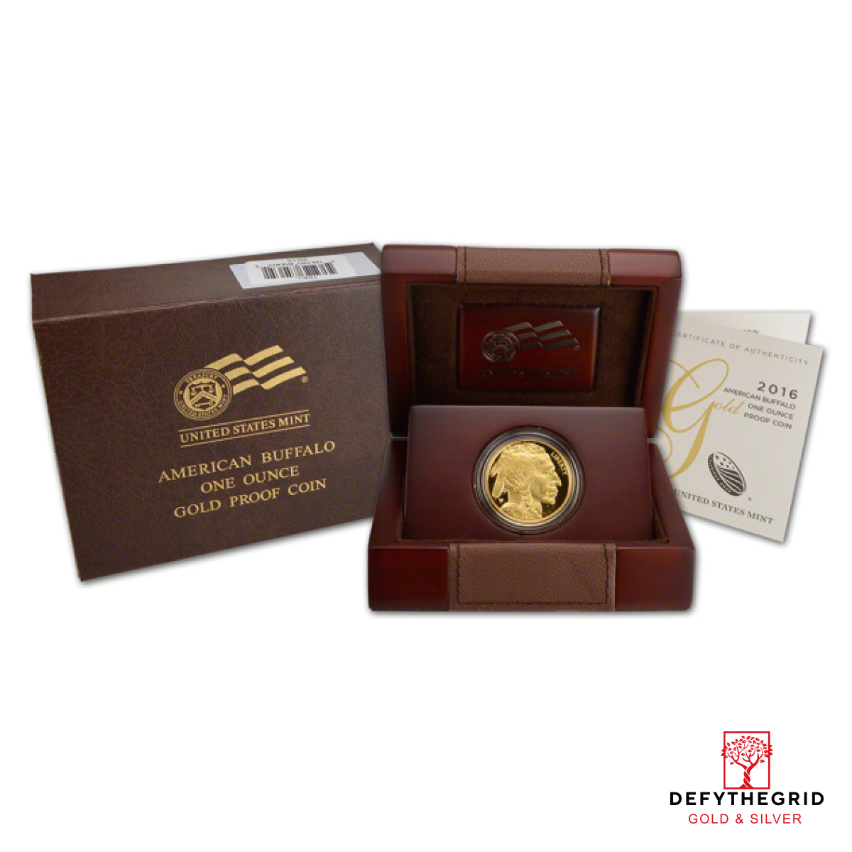 2016 1 OZ AMERICAN GOLD BUFFALO PROOF Obverse product photo