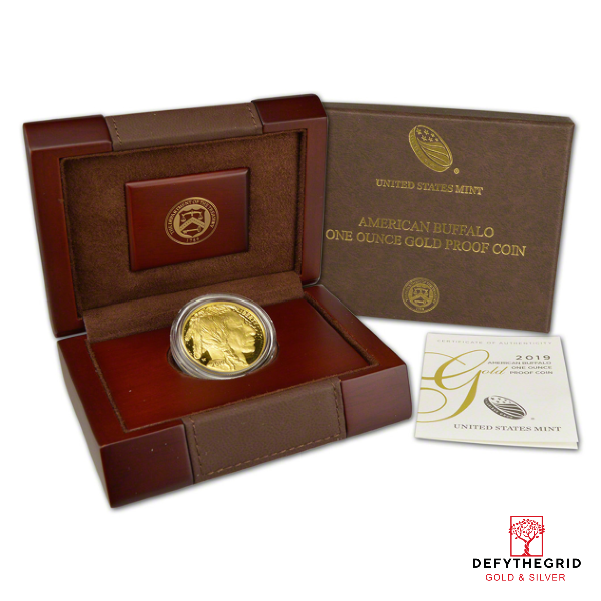 2019 1 OZ AMERICAN GOLD BUFFALO PROOF Obverse product photo