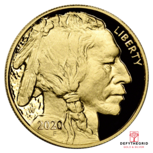 2020 1 OZ AMERICAN GOLD BUFFALO PROOF Reverse product photo