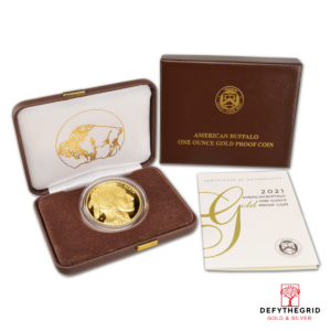 2021 1 OZ AMERICAN GOLD BUFFALO PROOF Obverse product photo