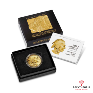 2022 1 OZ AMERICAN GOLD BUFFALO PROOF Obverse product photo