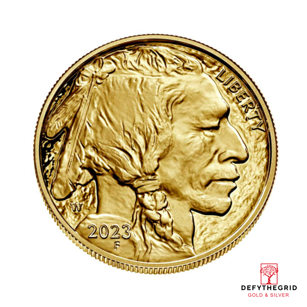 2023 1 OZ AMERICAN GOLD BUFFALO PROOF Reverse product photo