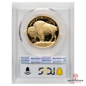 1 OZ AMERICAN GOLD BUFFALO PCGS PROOF 70 Reverse product photo