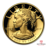 2017 1 OZ GOLD LIBERTY HIGH RELIEF BOX AND COA Obverse product photo