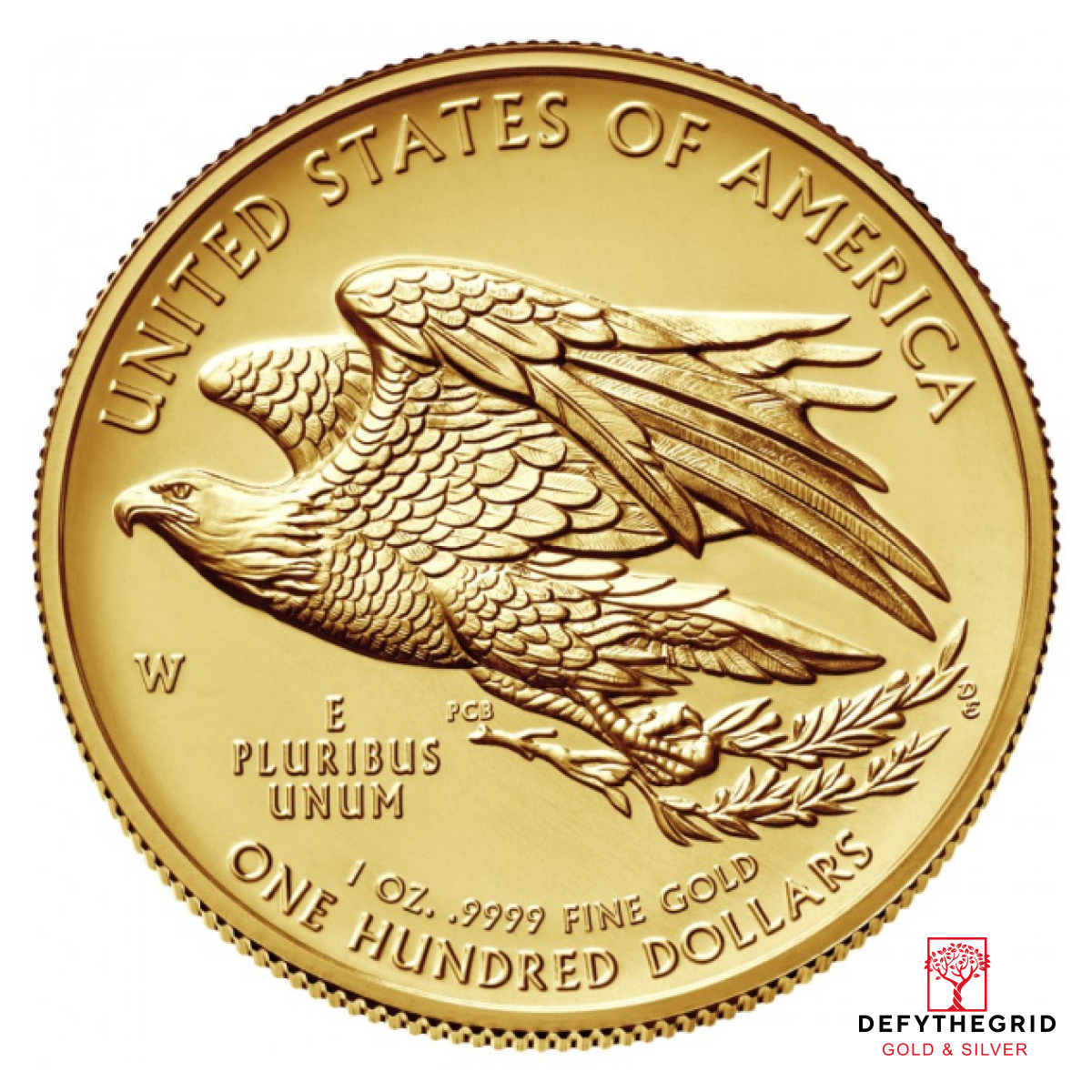 2015 1 OZ GOLD LIBERTY HIGH RELIEF Reverse product photo