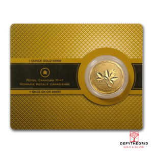 2008 1 OZ CANADIAN GOLD MAPLE LEAF .99999 FINE Obverse product photo