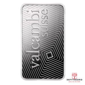 1 OZ PALLADIUM BAR VALCAMBI Reverse product photo