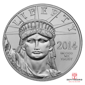 1 OZ AMERICAN PLATINUM EAGLE Obverse product photo