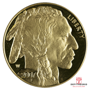 2007 1 OZ AMERICAN GOLD BUFFALO PROOF Obverse product photo