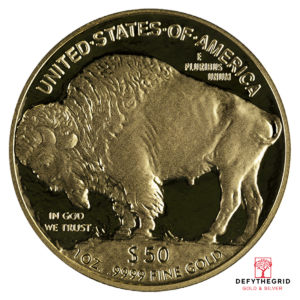 2007 1 OZ AMERICAN GOLD BUFFALO PROOF Reverse product photo