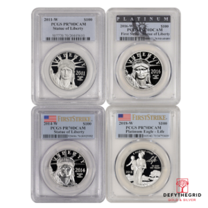 1 OZ AMERICAN PLATINUM PROOF EAGLE PCGS PF70 Obverse product photo