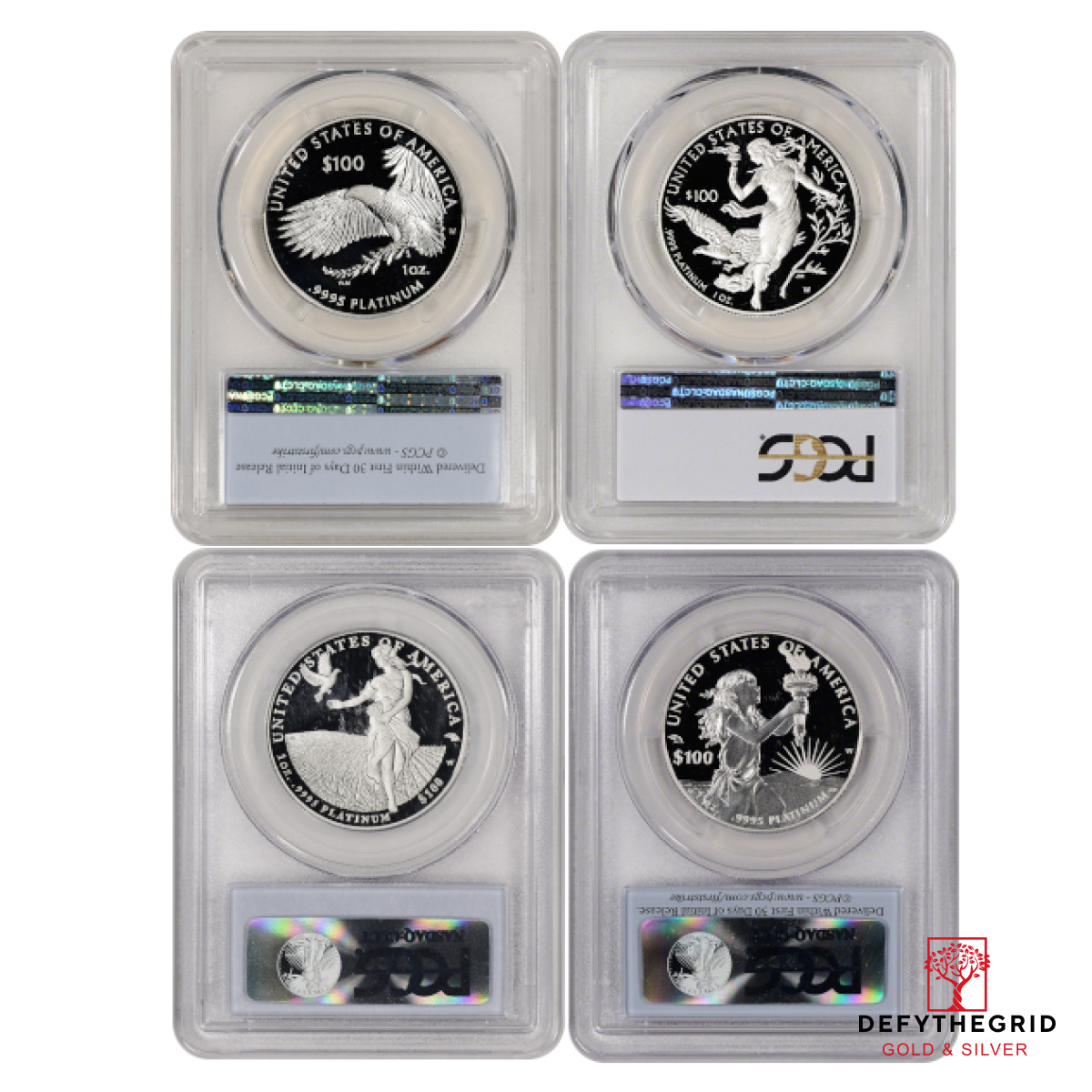 1 OZ AMERICAN PLATINUM PROOF EAGLE PCGS PF70 Reverse product photo