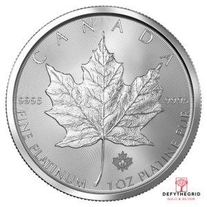 1 OZ PLATINUM CANADIAN MAPLE LEAF Obverse product photo