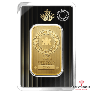1 OZ GOLD BAR RCM Obverse product photo