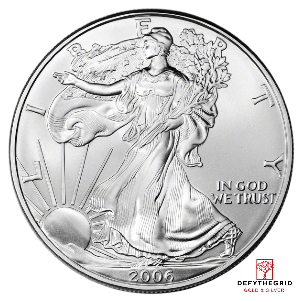 2006 1 OZ AMERICAN SILVER EAGLE Obverse product photo