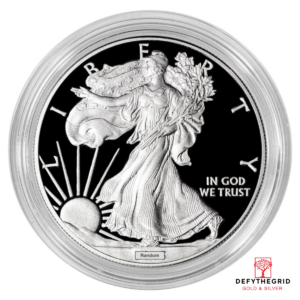 1 OZ AMERICAN SILVER EAGLE PROOF CAPSULE ONLY Obverse product photo