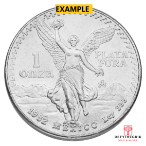 1 OZ MEXICAN SILVER LIBERTAD OR ONZA OUR CHOICE DATE Obverse product photo