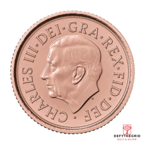 ENGLISH GOLD SOVEREIGN KING CHARLES III Obverse product photo