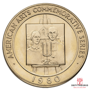 US GOLD ART MEDALLION Obverse product photo