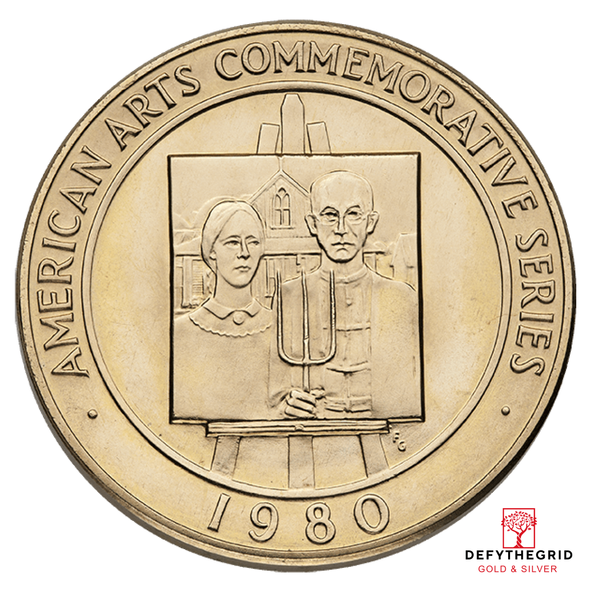 US GOLD ART MEDALLION Obverse product photo