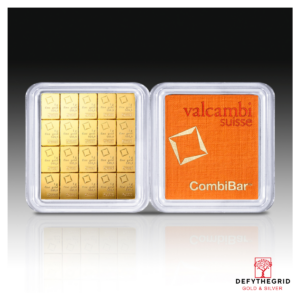 20 GRAM GOLD COMBI BAR VALCAMBI Reverse product photo