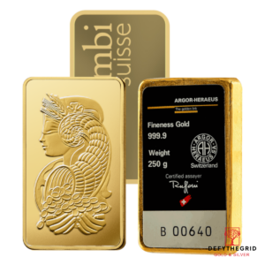 250 GRAM GOLD BAR Reverse product photo