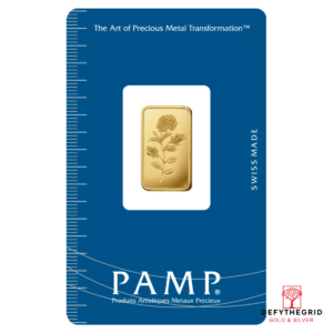 2.5 GRAM GOLD BAR PAMP ROSA Obverse product photo