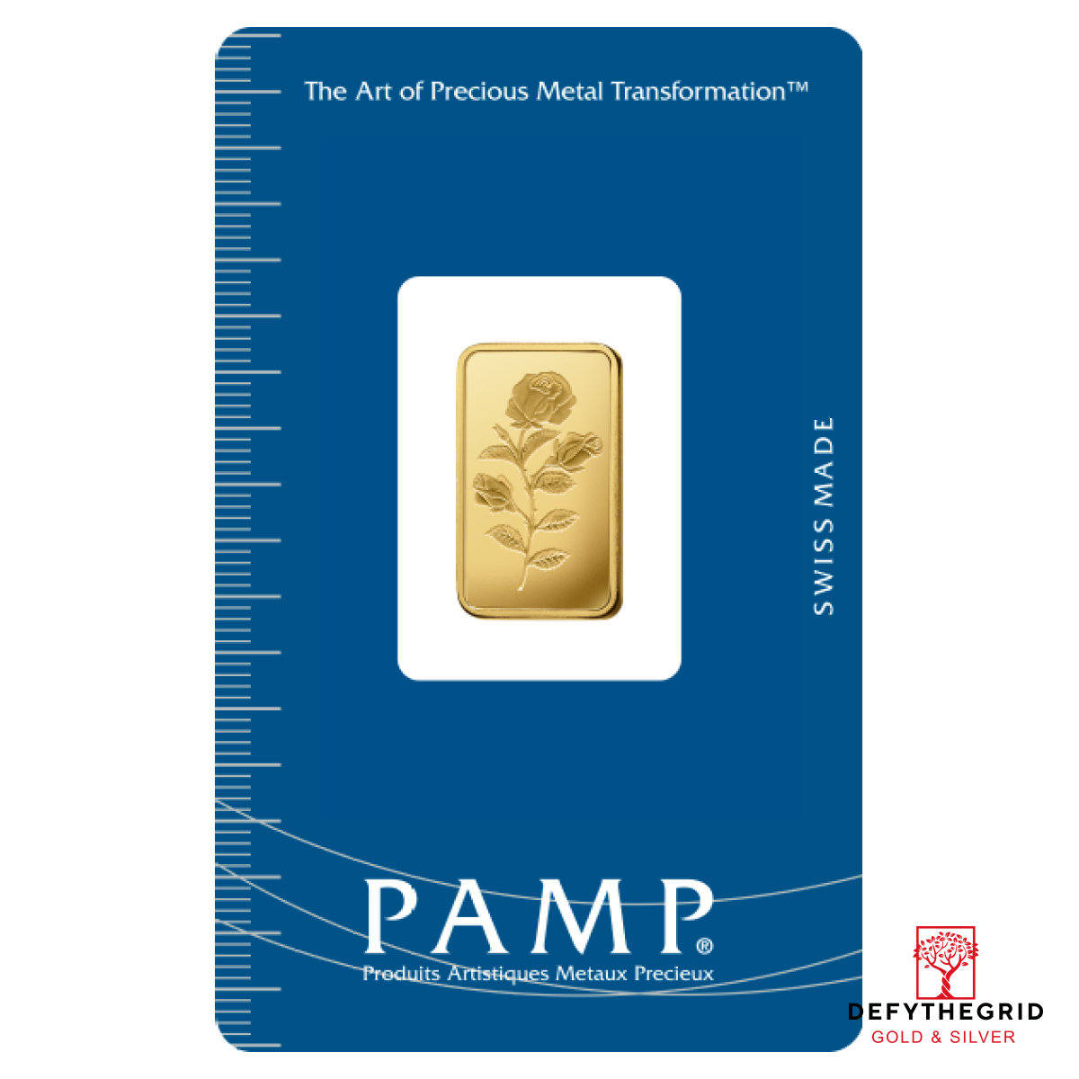 2.5 GRAM GOLD BAR PAMP ROSA Obverse product photo